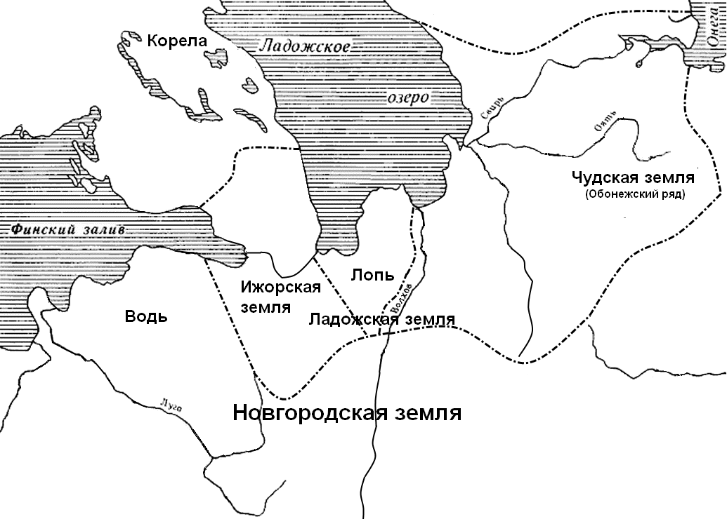 Финский залив контурная карта