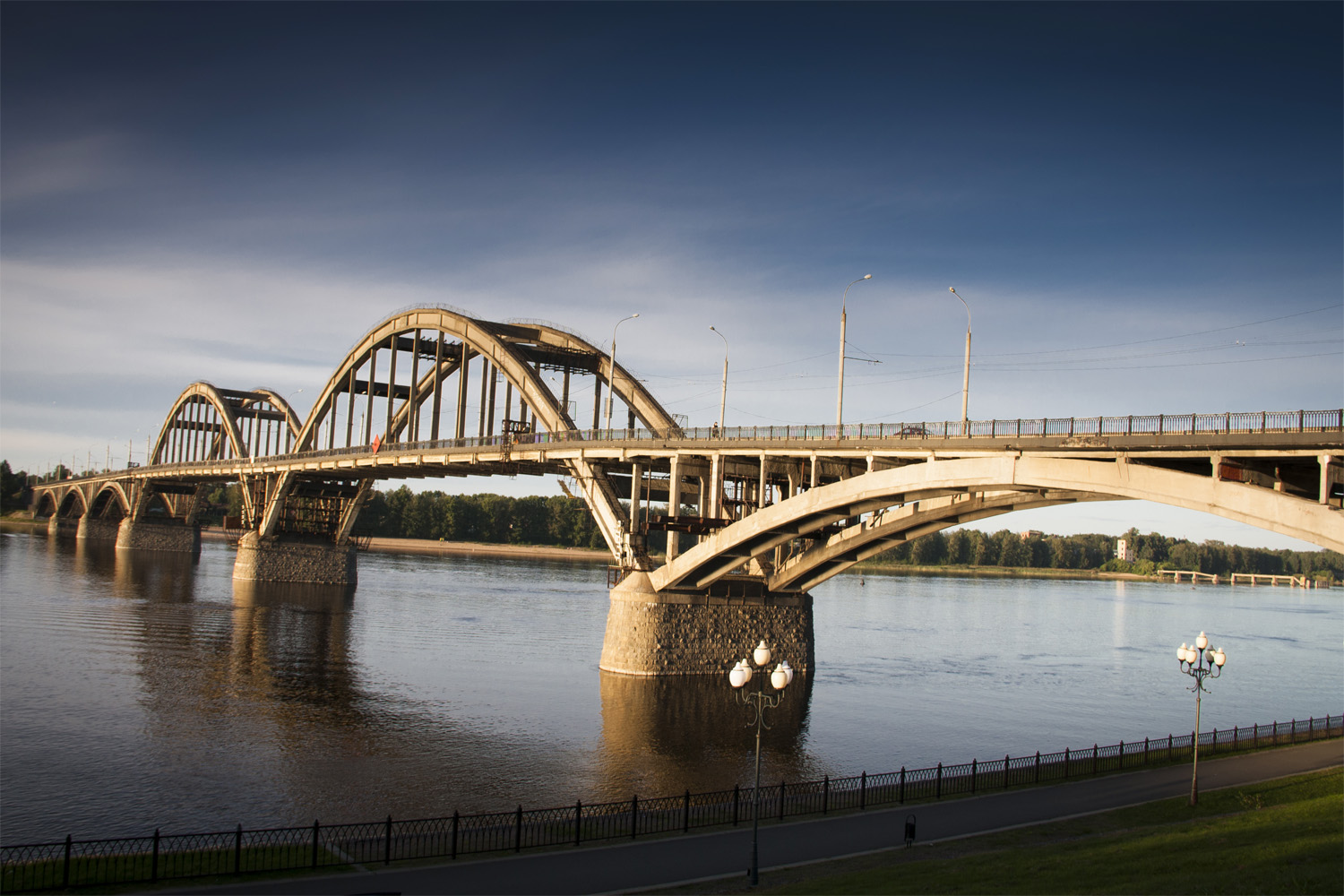 Волжский мост Рыбинск