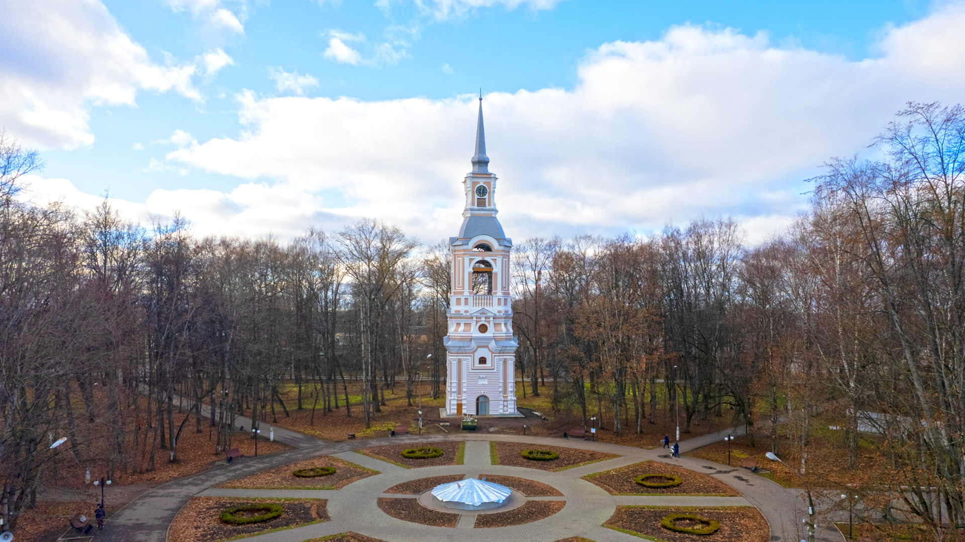 Старые виды город Осташково фото цветные